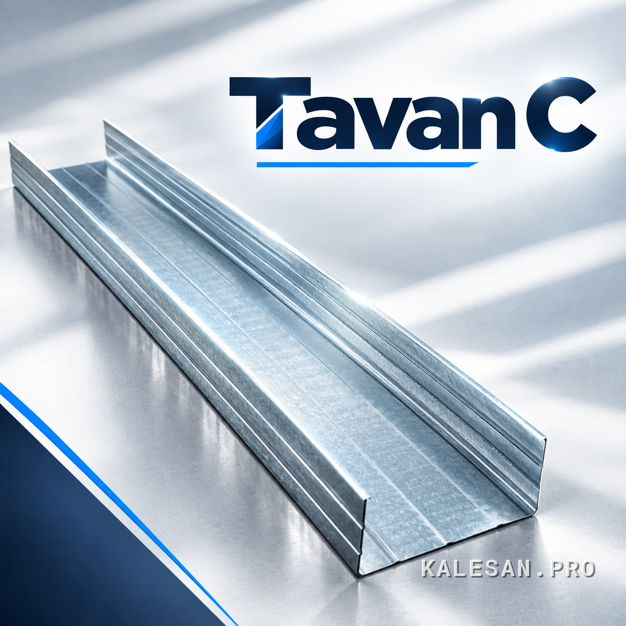 Tavan C profili — Alçıpan profili